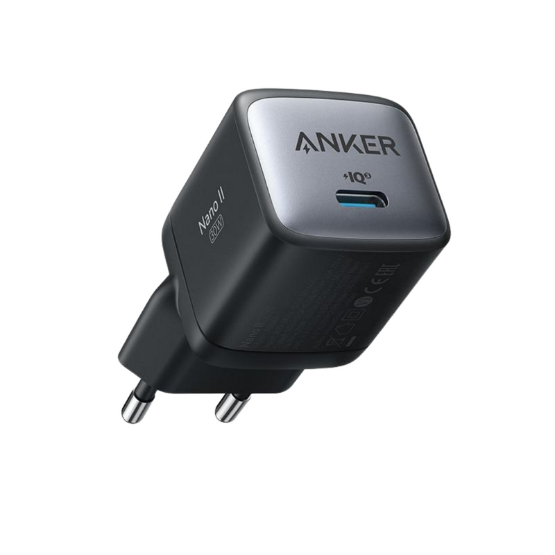 Carregador Anker Nano II USB-C Power Delivery PD 30W para iPhone e Macbook Air