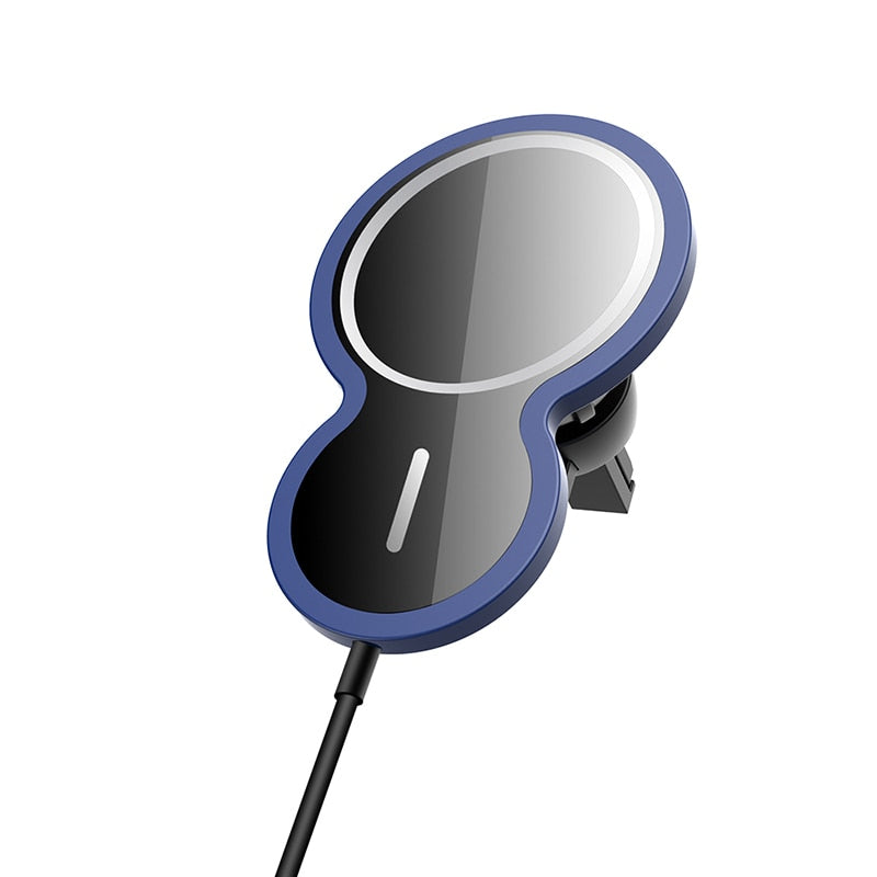 Carregador Sem Fio Suporte Veicular Ar Condicionado MagSafe para iPhone 12 e 13 MagSmart®