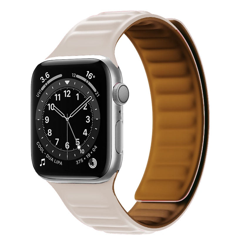 Pulseira Magnética Apple Watch Silicone Anova®